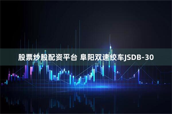 股票炒股配资平台 阜阳双速绞车JSDB-30